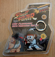 Street Fighter Ryu LED Flashlight Key Chain w/ Sound