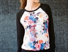 Le Lis Floral Sweater