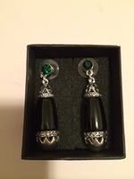 Jewelmint Little Black Earrings