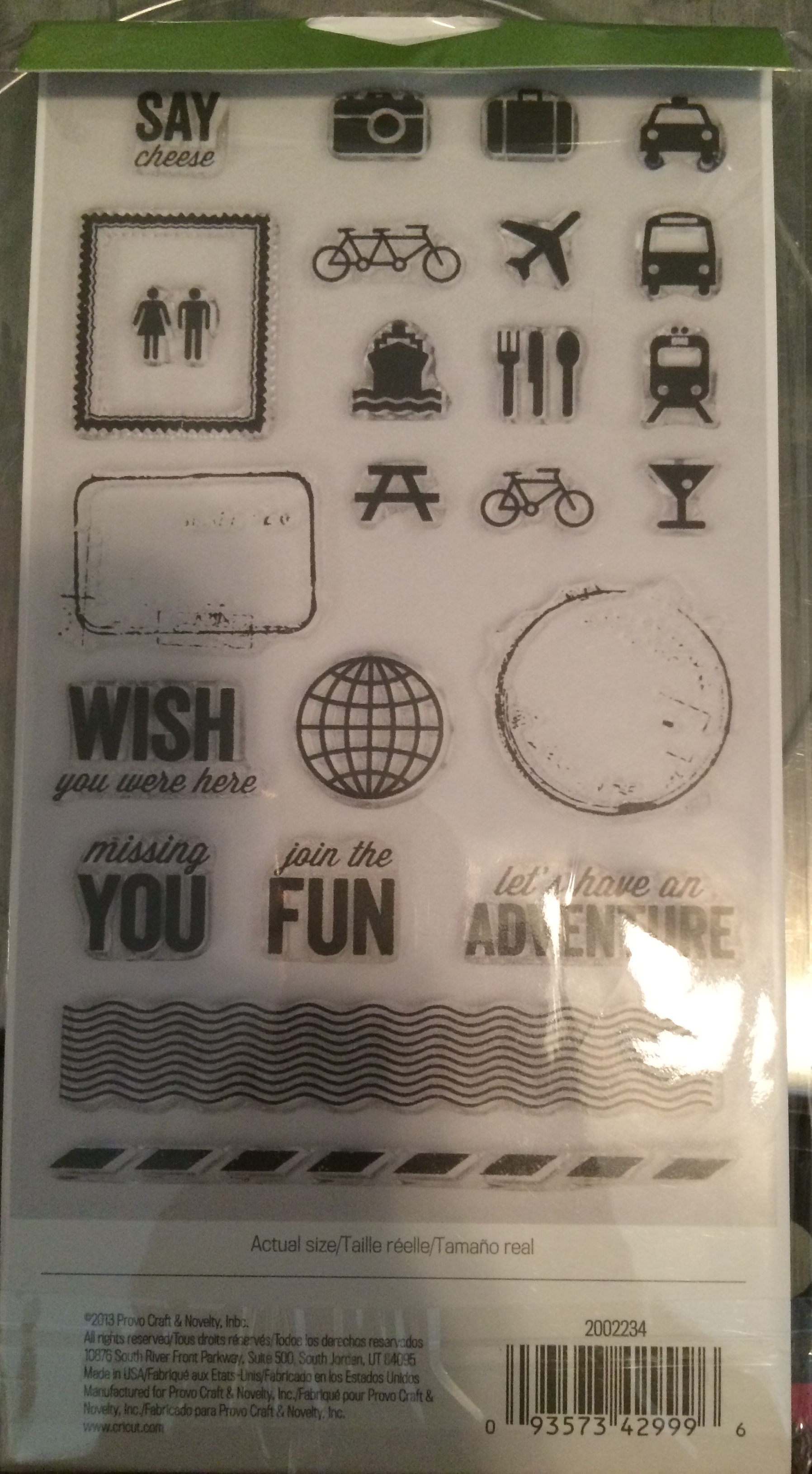 Cricut Stamps in Traveling Together