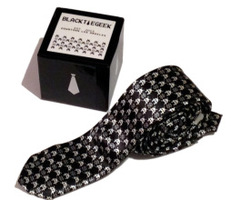 Black Tie Geek Loot Crate Exclusive Space Invaders Skinny Tie