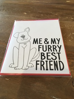 Wild Precious Prints Me & My Furry Best Friend Card