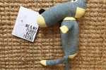 Time Concept dog sock puppet