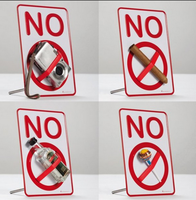 No Sign Desktop holder with a message