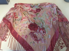 Betsey Johnson Floral Scarf