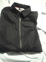 Florence long sleeve men's black dress shirt