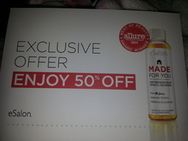 eSalon Made for You Custom Hair Color 50% Off Coupon