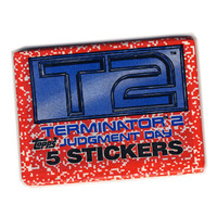 Vintage Terminator 2 Judgment Day Movie Stickers