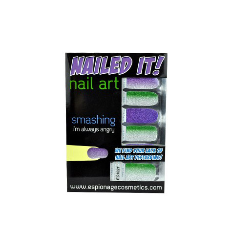 Espionage Cosmetics Nailed It! nail art wraps in Smashing