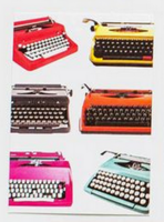 Typewriter Postcard