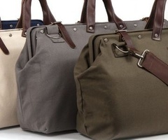Grey Weekender Bag