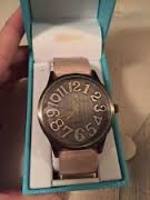 Vianova Tan Canvas Strap Watch