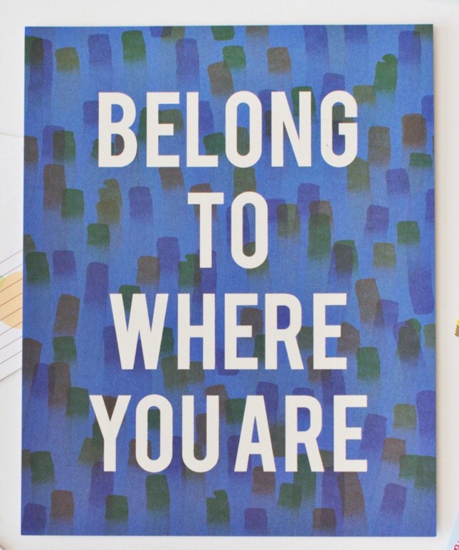Belong To Where You Are 8x10 print