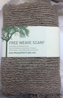 Marquet Fair Trade Fee a Weave Scarf - Tan