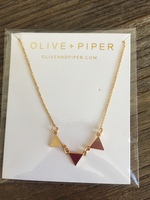 Olive +Piper Triangle Necklace