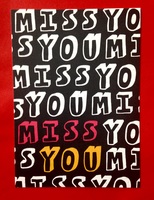 Miss You graphic card or frameable print