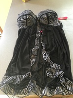 Pucker up zebra baby doll