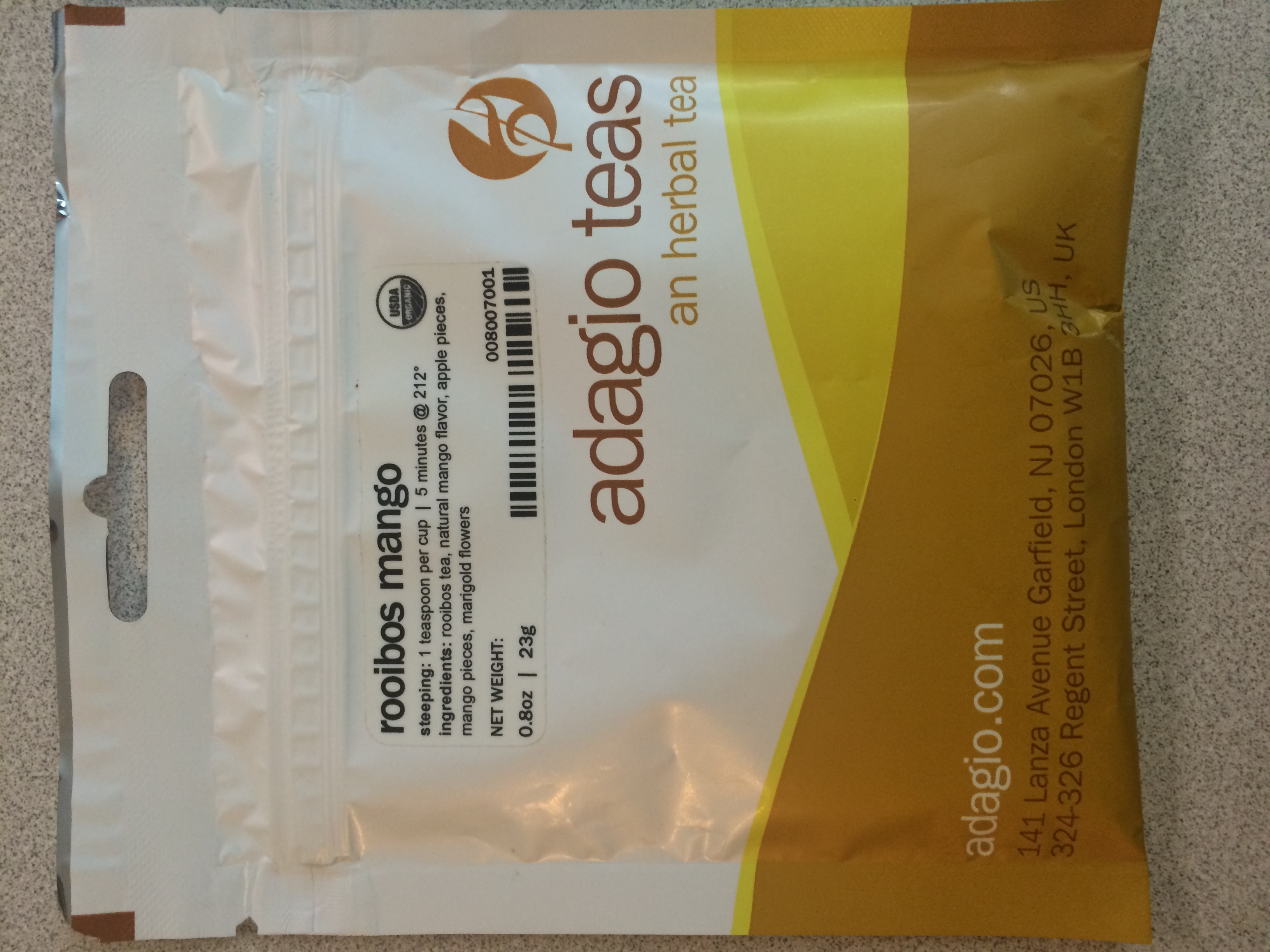 Adagio Teas Rooibos Mango Loose Leaf