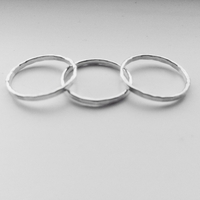Arbotique Designs Sterling Silver Midi Rings