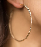 Gold Double Hoop Earrings