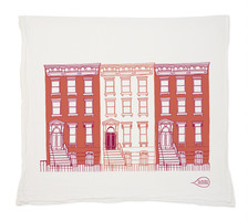 Claudia Pearson Designs Brownstones Tea Towel
