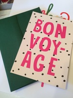 Bon Voyage card