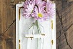 Gable Lane Crate Metal and Glass Wall Hung Display