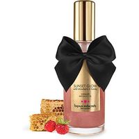 bijoux indiscrets Sunset Glow Wild Strawberry & Honey Edible Shimmer Massage Oil