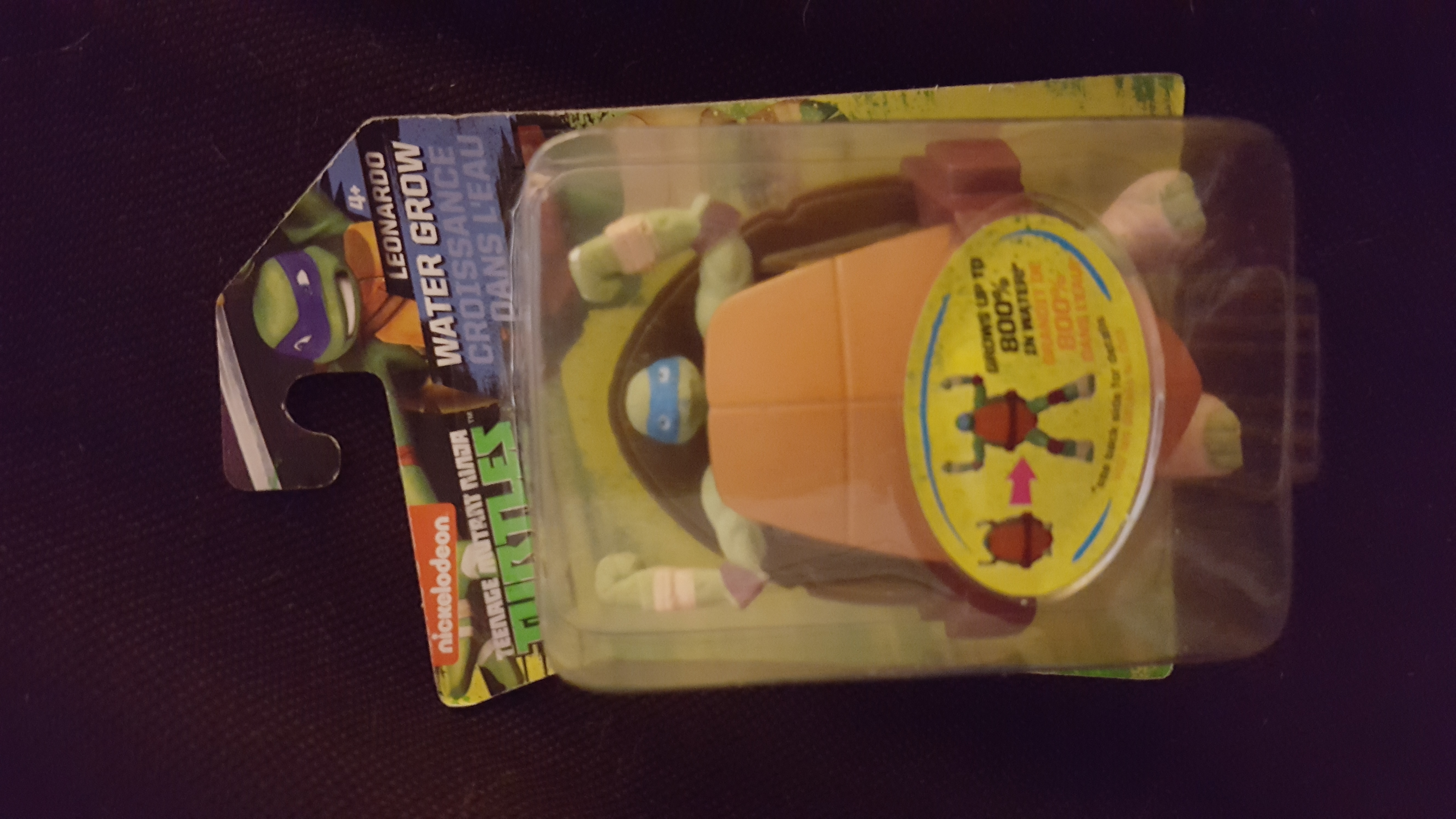 TMNT Leonardo Water Grow Figure